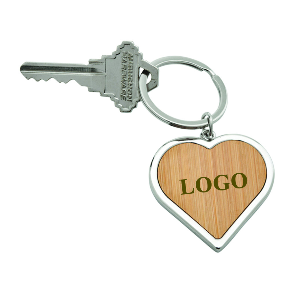 Bamboo Heart key Ring 2