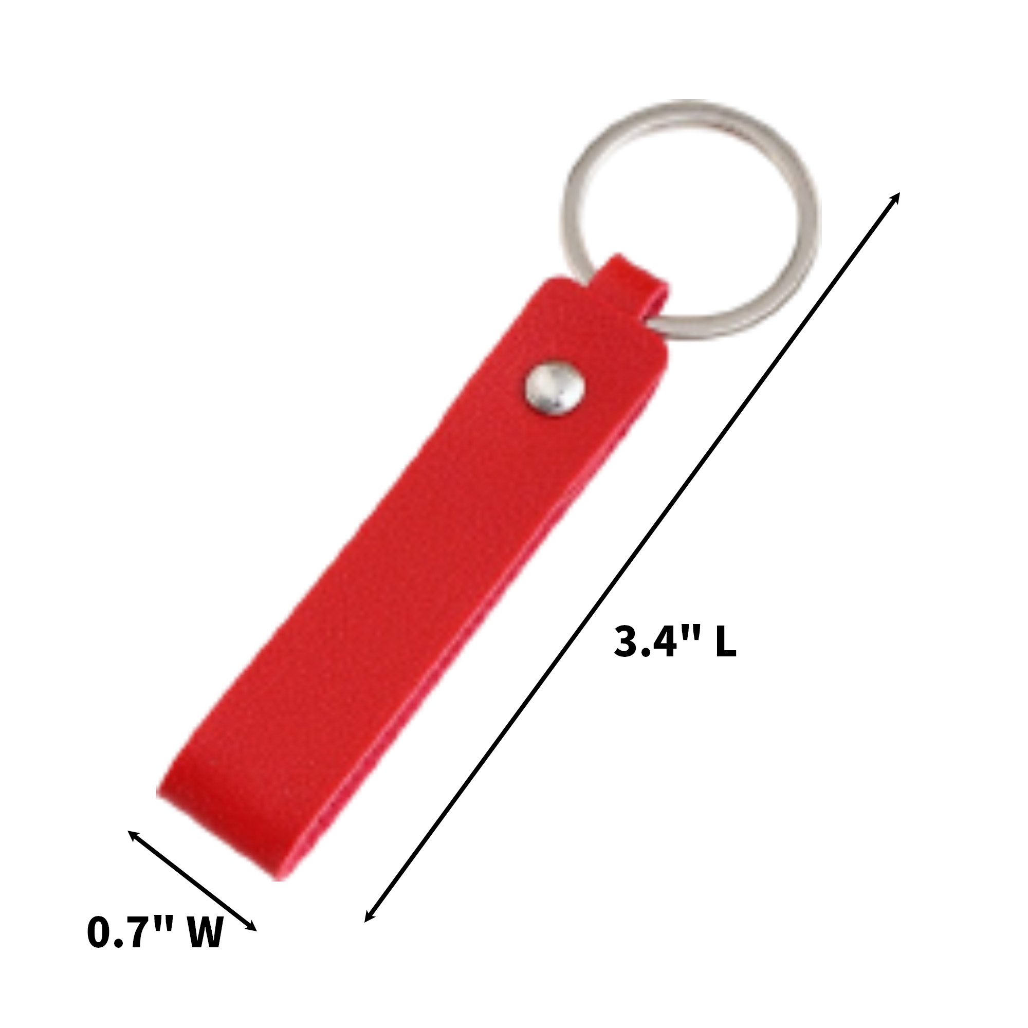 Slim Leather Keychain 2