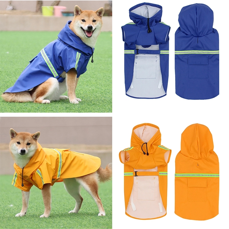 Dog Raincoat Poncho For Small To X-Large And Puppies 3