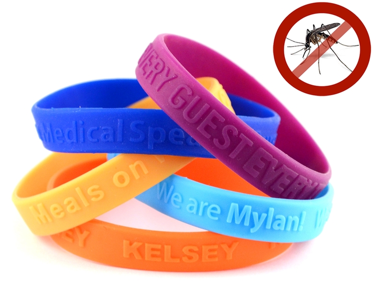 Embossed Mosquito Wristband 11
