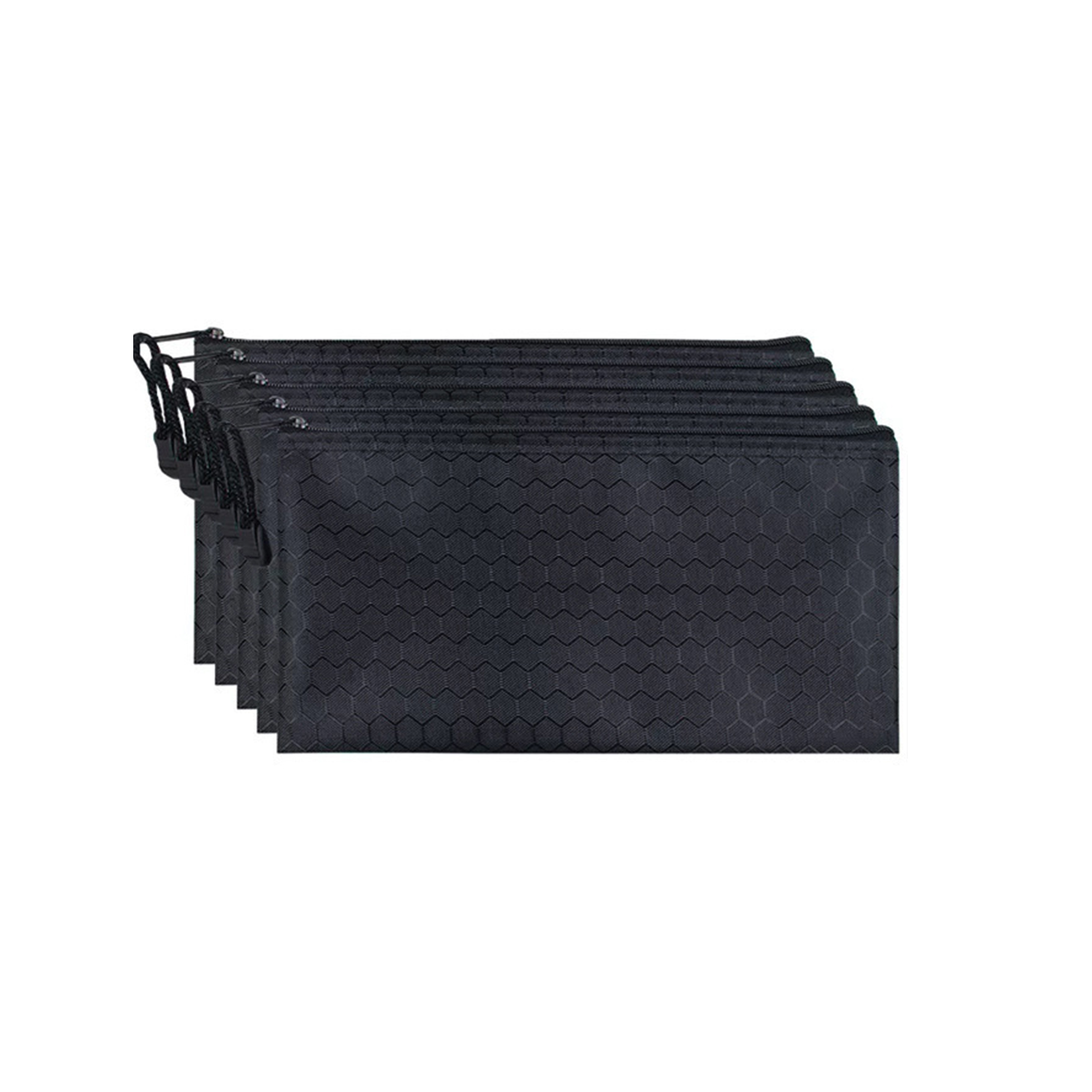 Waterproof Oxford Zipper Pencil Case Football Pattern 9