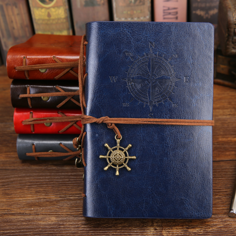 Vintage Leather Refillable Spiral Daily Notepad 5
