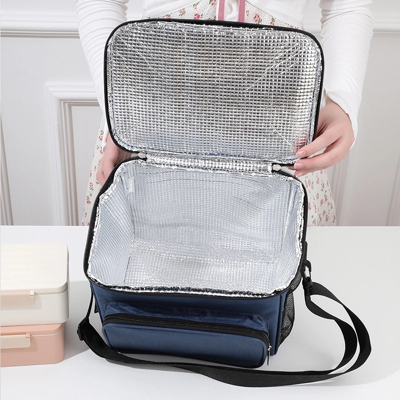 Insulated Lunch Bag Reusable Box For Office Work School 2