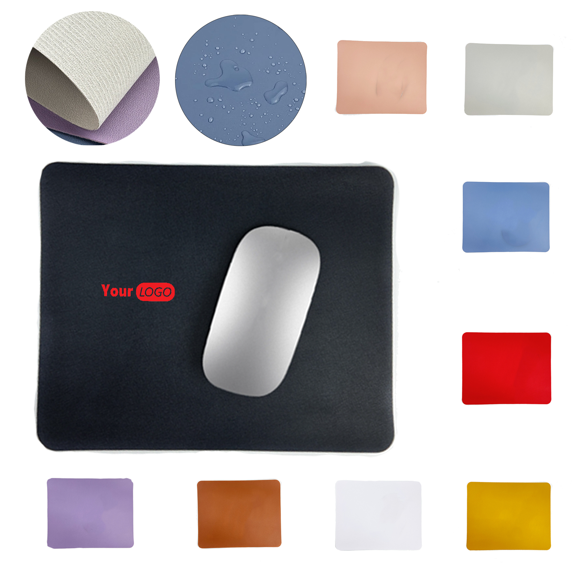 PU Wear Resistant Portable Mouse Pad MOQ 100 2