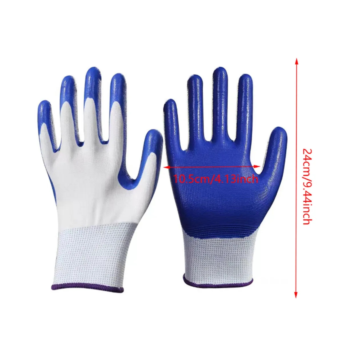 Construction Nitrile Coated Labor Protection Work Gloves 3