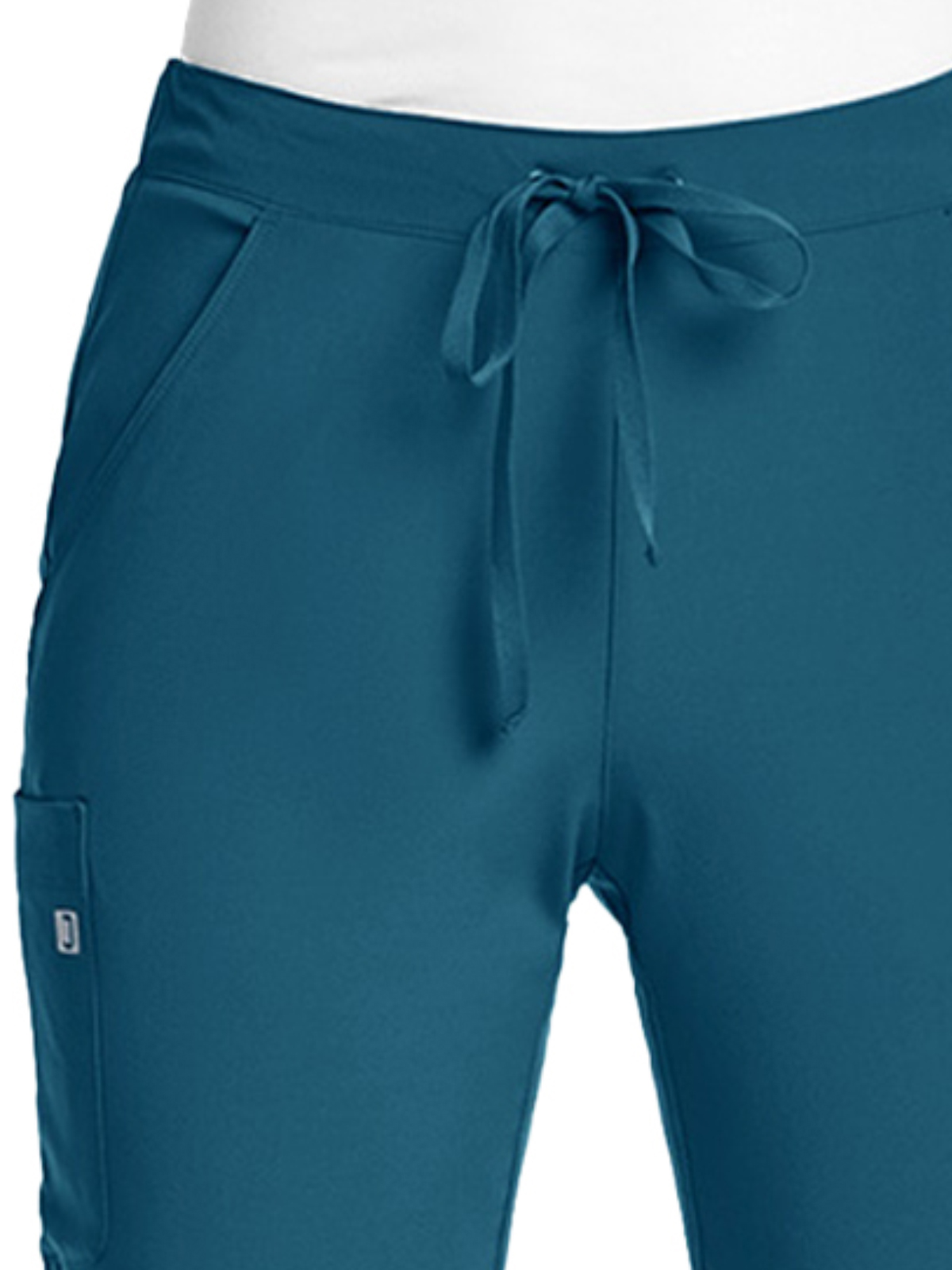 ScrubJoy Originals - Women's Fitted Five-Pocket Tapered Leg Pant 23