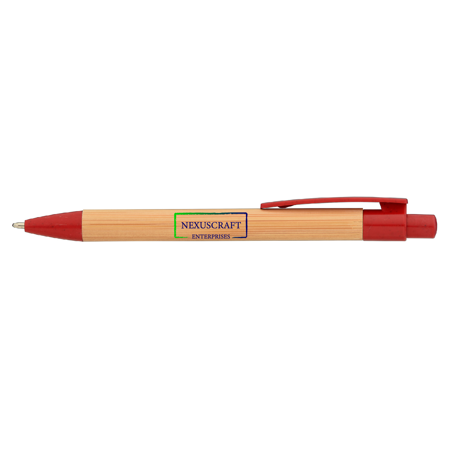 Fiji Bamboo Plastic Pen (Full Color Imprint) 11
