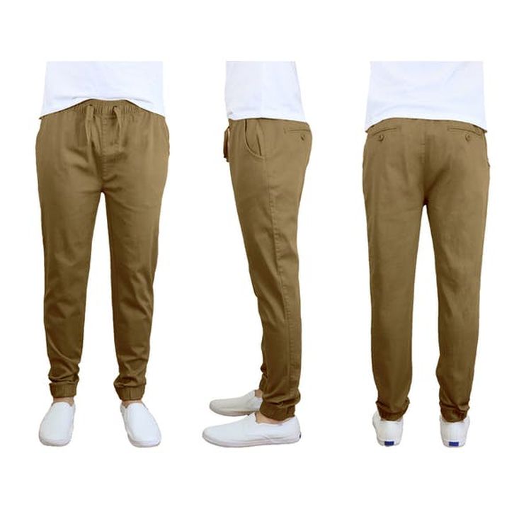 Men's Stretch Twill Joggers - S-2X Timber 2