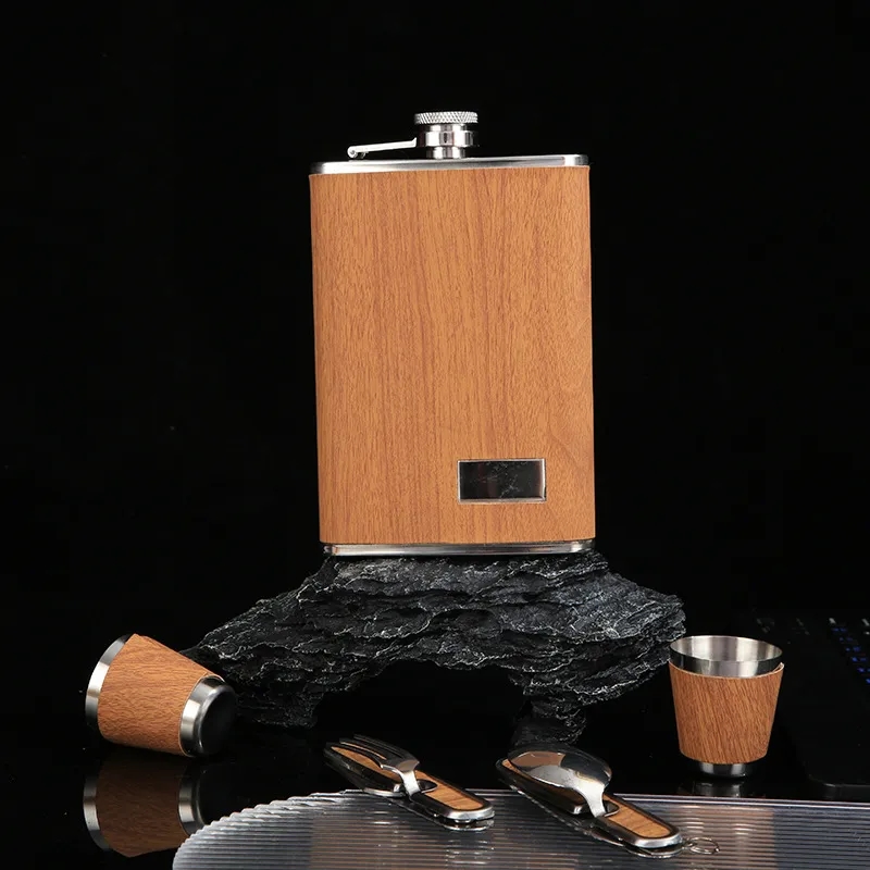 Stainless Steel Flask Knife And Fork Gift Box 2