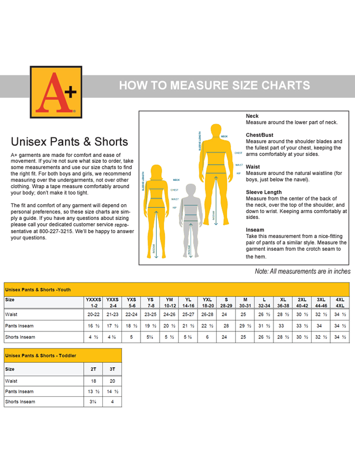 A+ Uniforms - Unisex Youth Pull-On Shorts 1