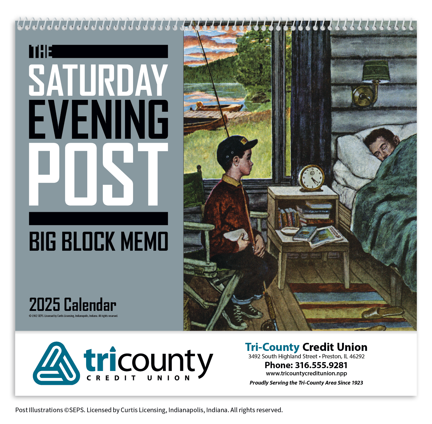 Triumph® Calendars Big Block Memo 15