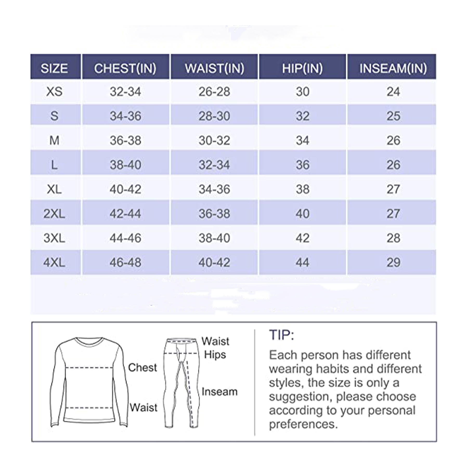Men's Thermal Underwear Set 3
