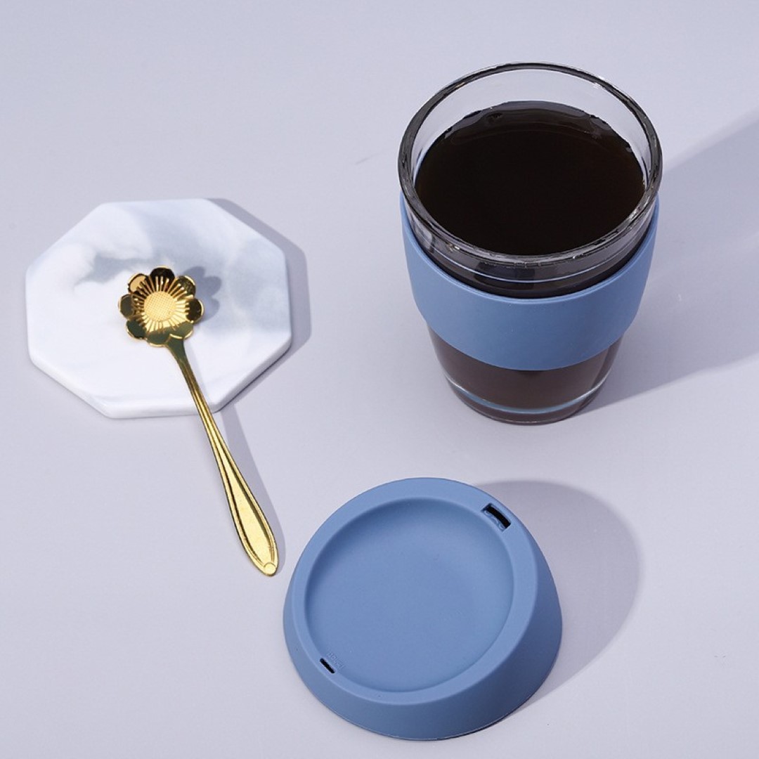 Glass Reusable Coffee Cup 6