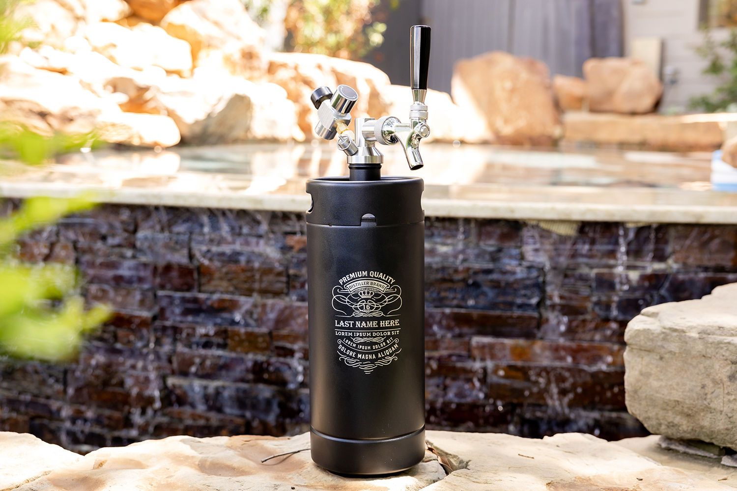 MINI KEG, custom water bottle with logo imprint 2