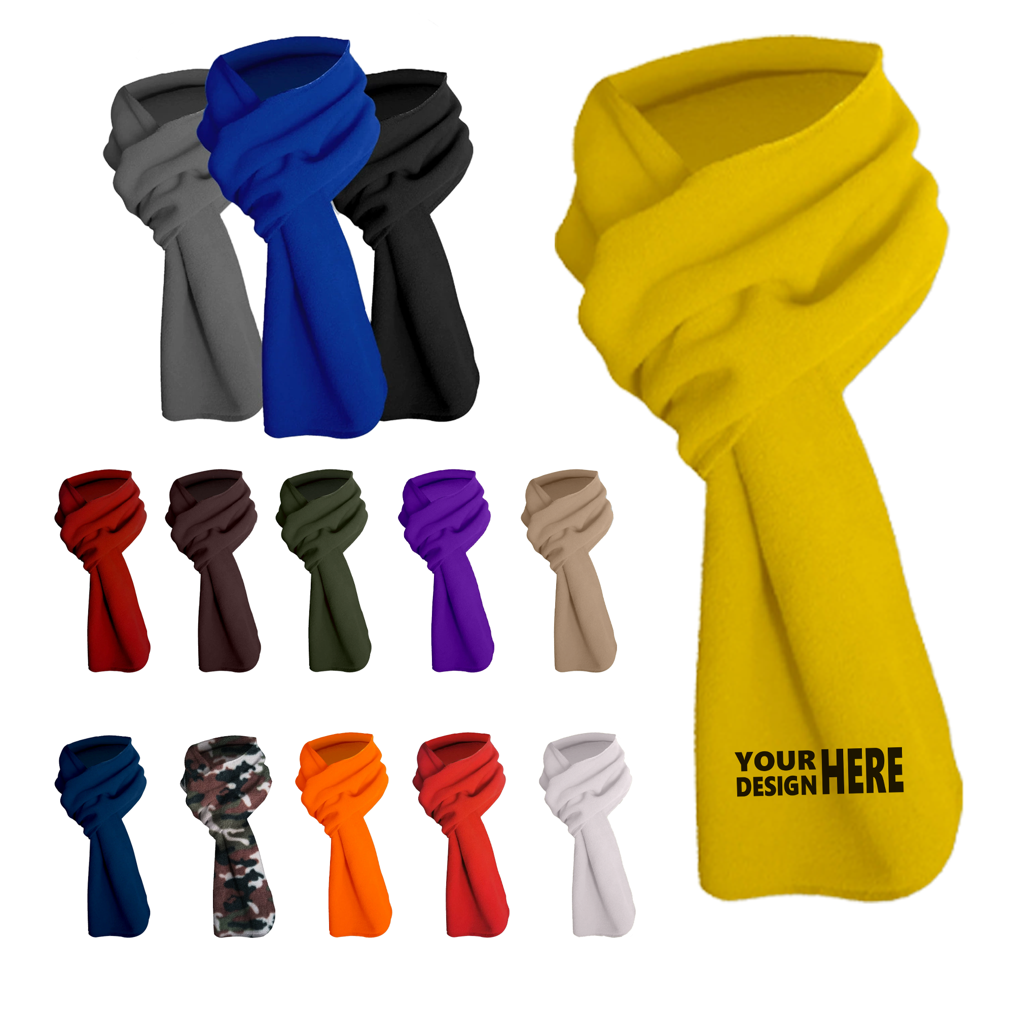Winter Warm Fleece Scarf 3