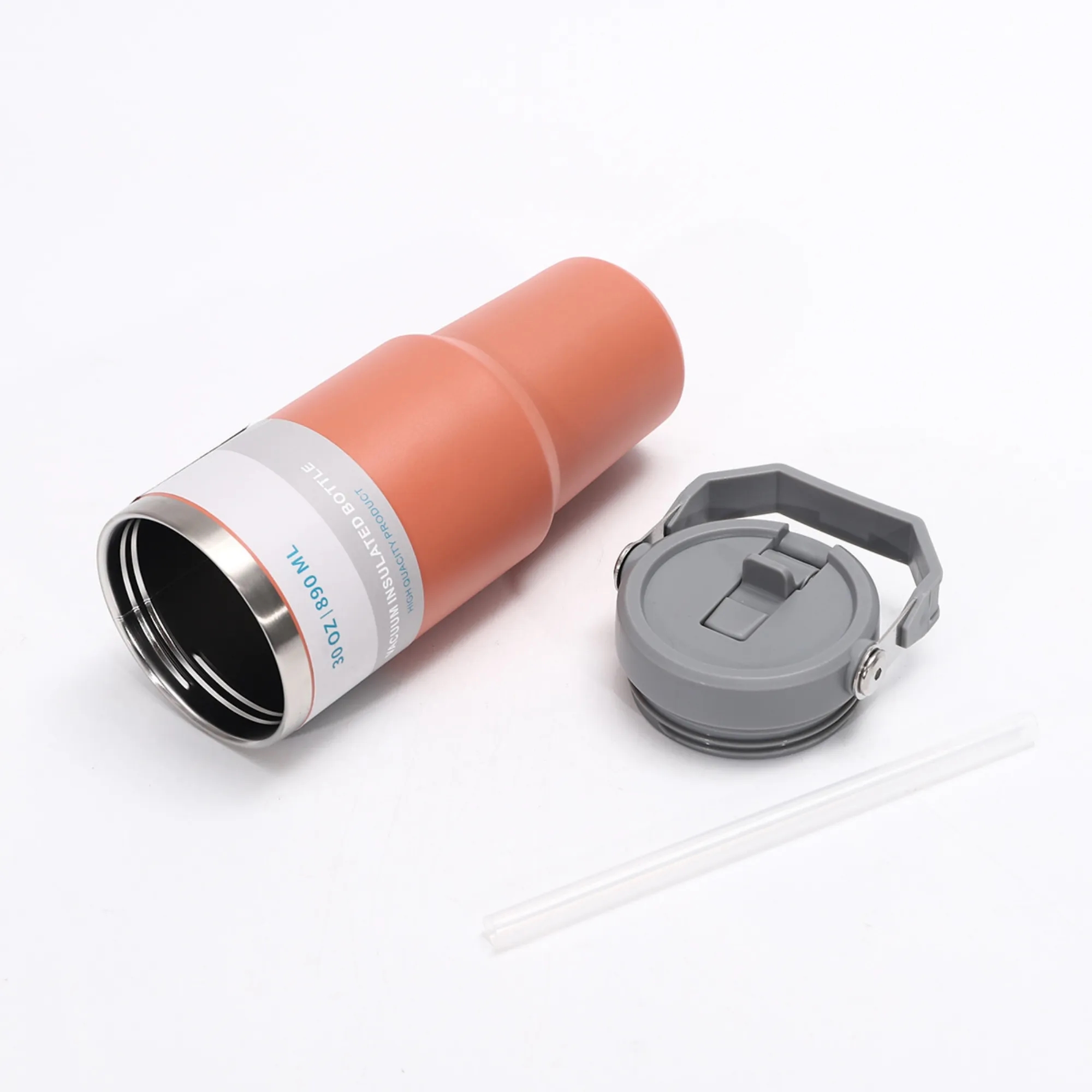 30oz 304 Stainless Steel Insulated Straw Cup 2