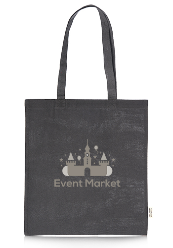Recycled Solid Cotton Tote Bags, custom tote bag with logo imprint 2