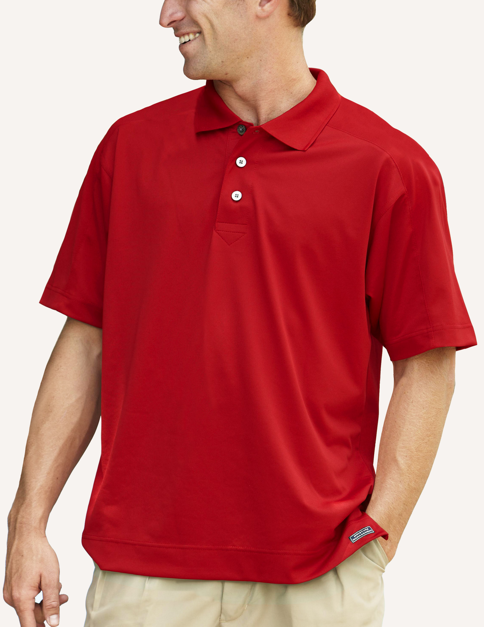 Men's Galactic Micro Pique Solid Polo Shirt 6