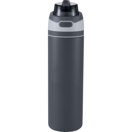Elvin 28oz Recycled Stainless Flip Straw Bottle, custom water bottle with logo imprint 113