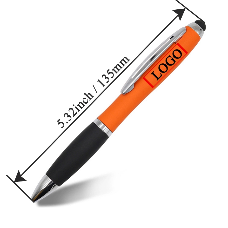Plastic Ballpoint Pen With Touch Screen On Top 4