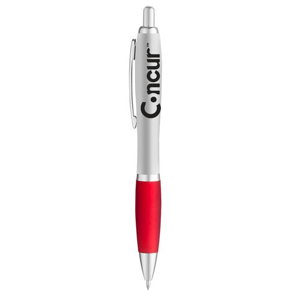 Curvaceous Matte Silver Ballpoint 37