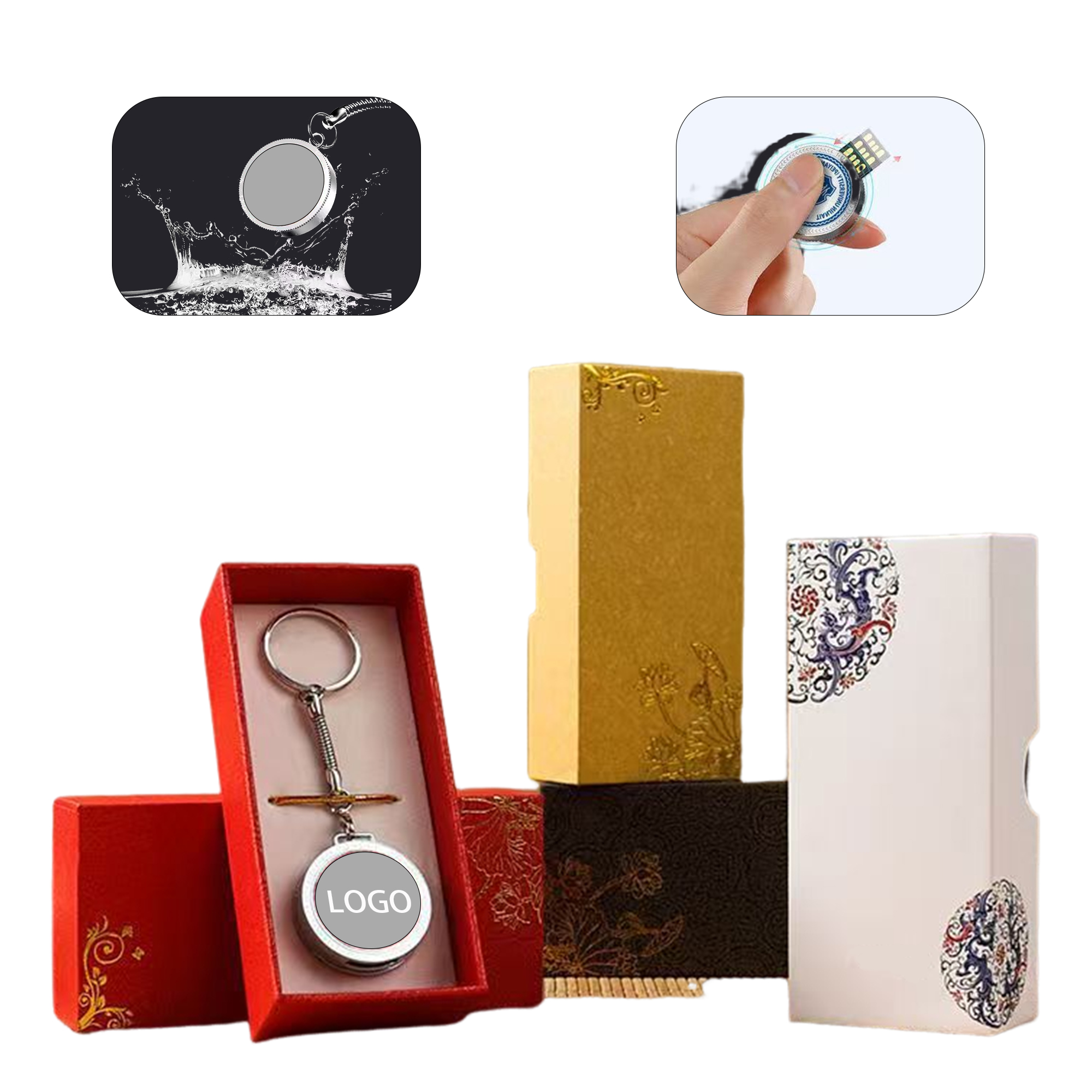School Emblem USB Flash Drive 2