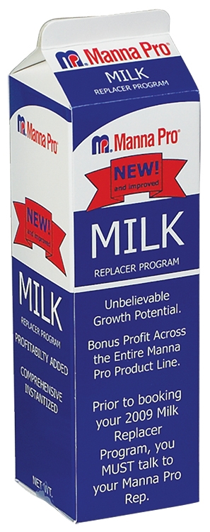 9 " x 3" x 3" Milk Carton Box 1