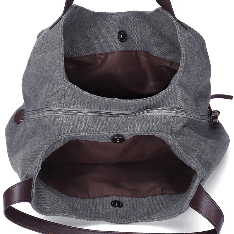 Canvas Tote Shoulder Bags, custom tote bag with logo imprint 3