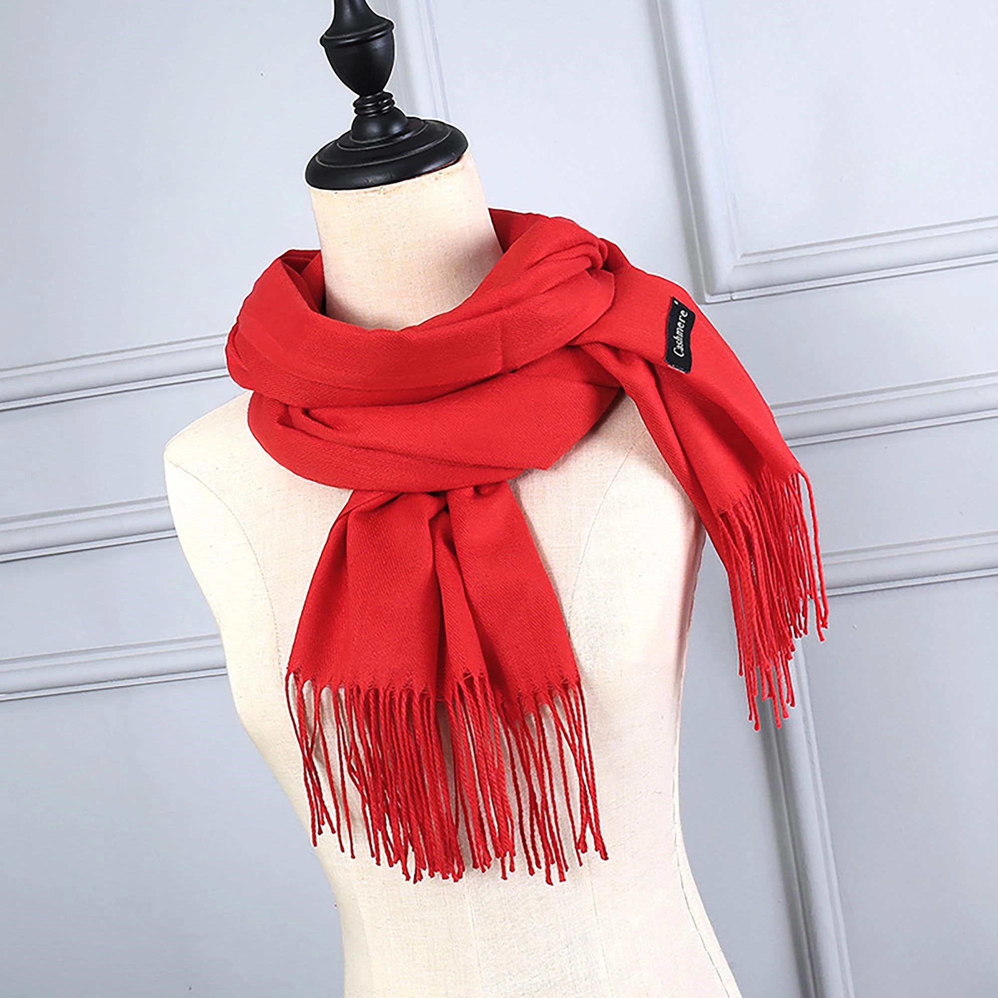Embroidery Pashmina Shawl Wrap Cashmere Feel Scarf MOQ 50pc 5