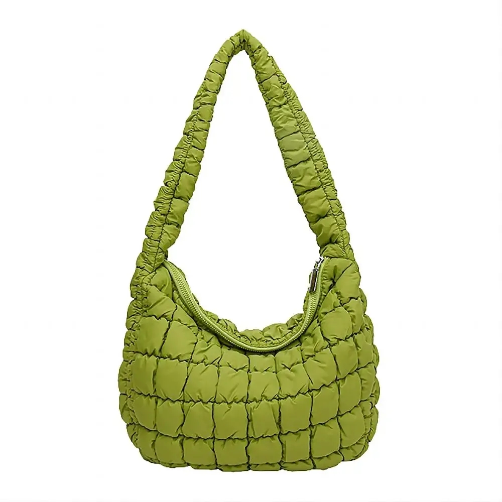 Custom Down Quilted Shoulder Puffer Tote Bag 11