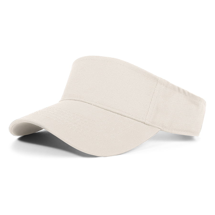 Stock Solid Color Cotton Visor - Sports Style 32