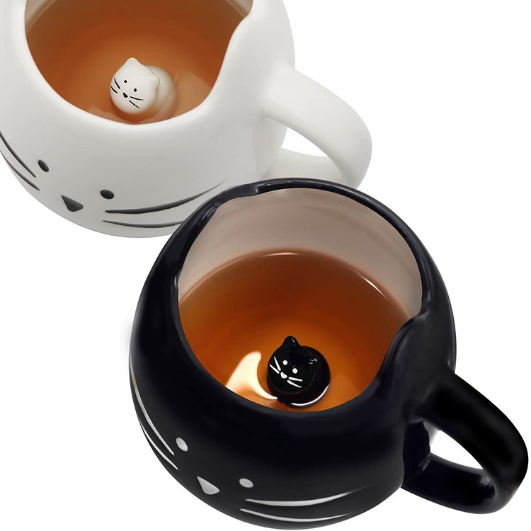 Ceramic Cat Coffee Mug 8