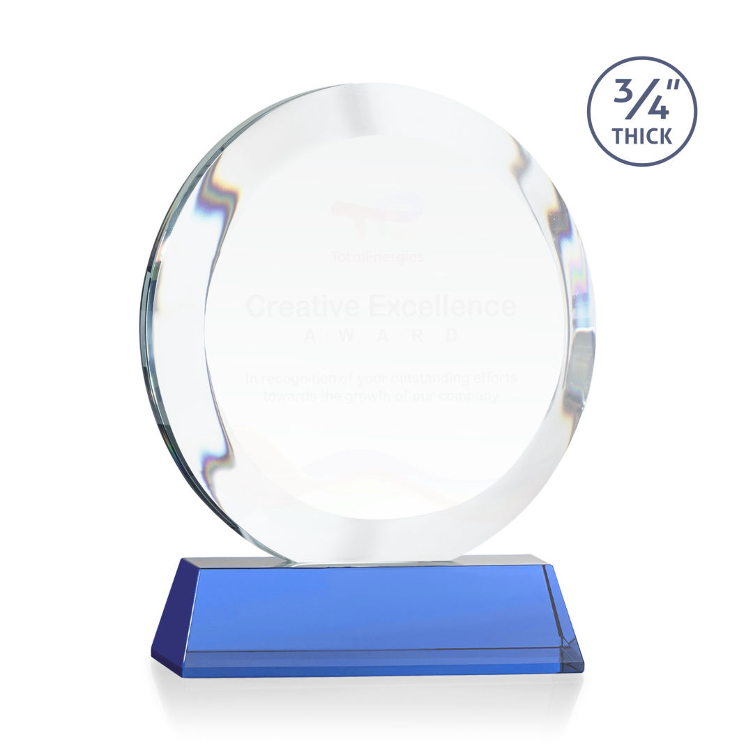Gibralter VividPrint™ Award on Newhaven Base - Sky Blue 6