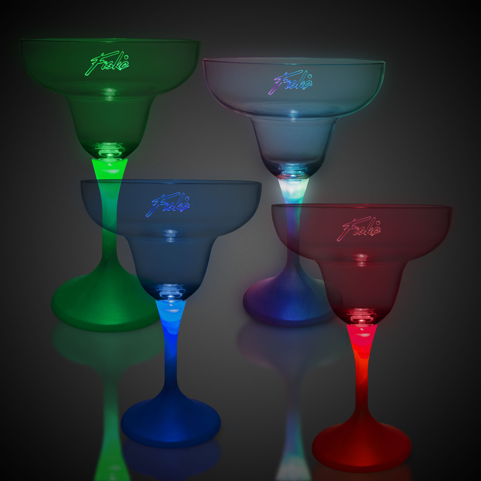 9 oz. Lighted LED Margarita Glass 3