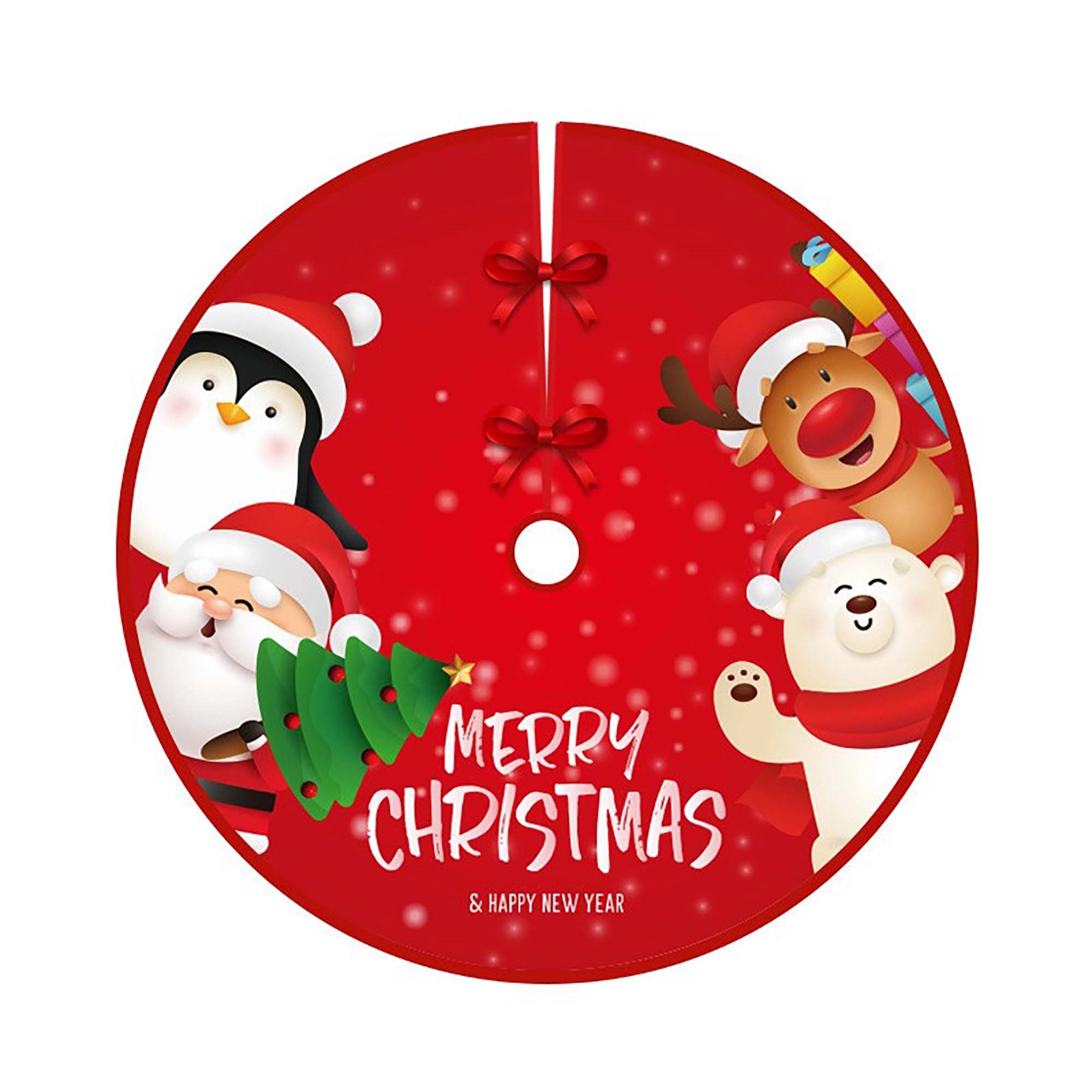 Christmas tree printed carpet 5