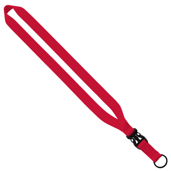 3/4" Polyester Lanyard with Slide Buckle Release & Split-Ring 25