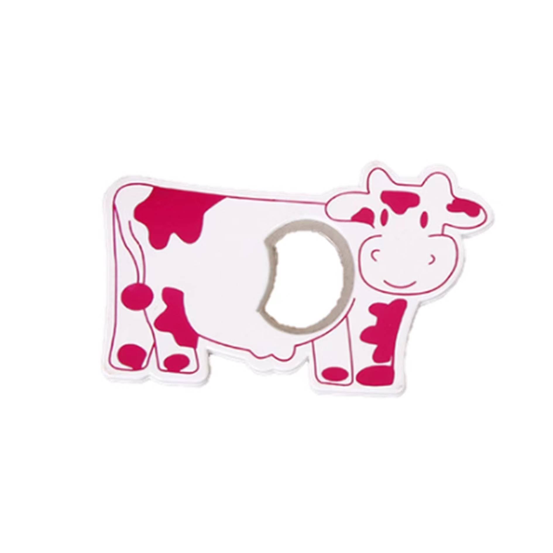 Creative Cow Shape Bottle Opener Fridge Magnet 2