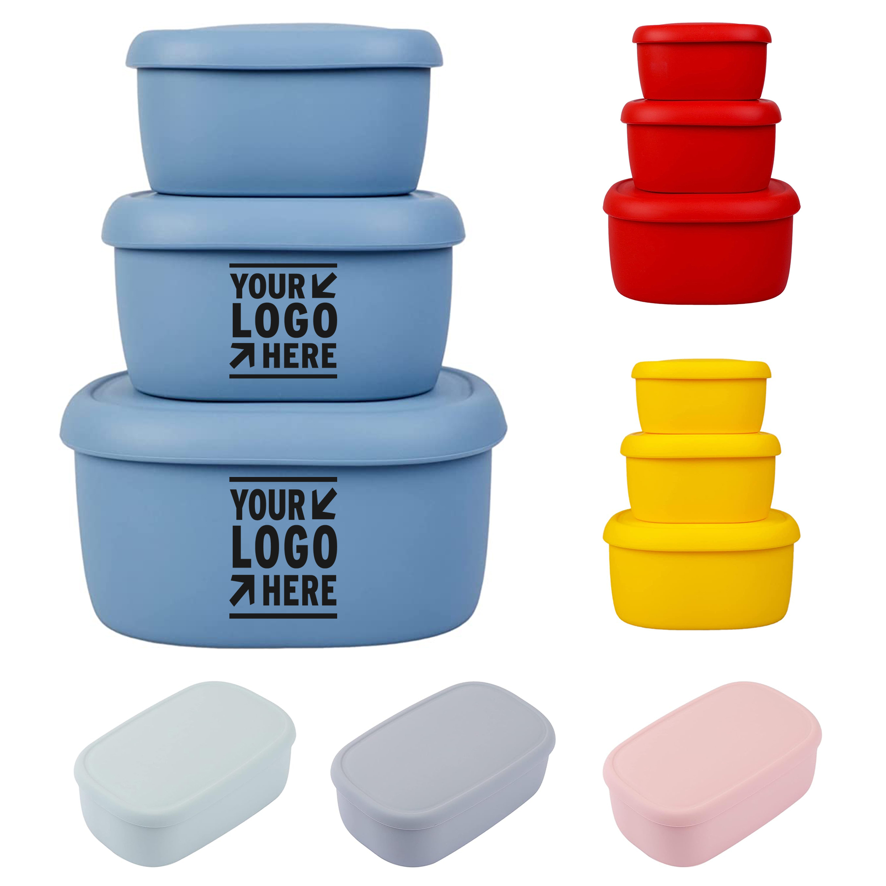 47oz Large Silicone Food Storage Container 2