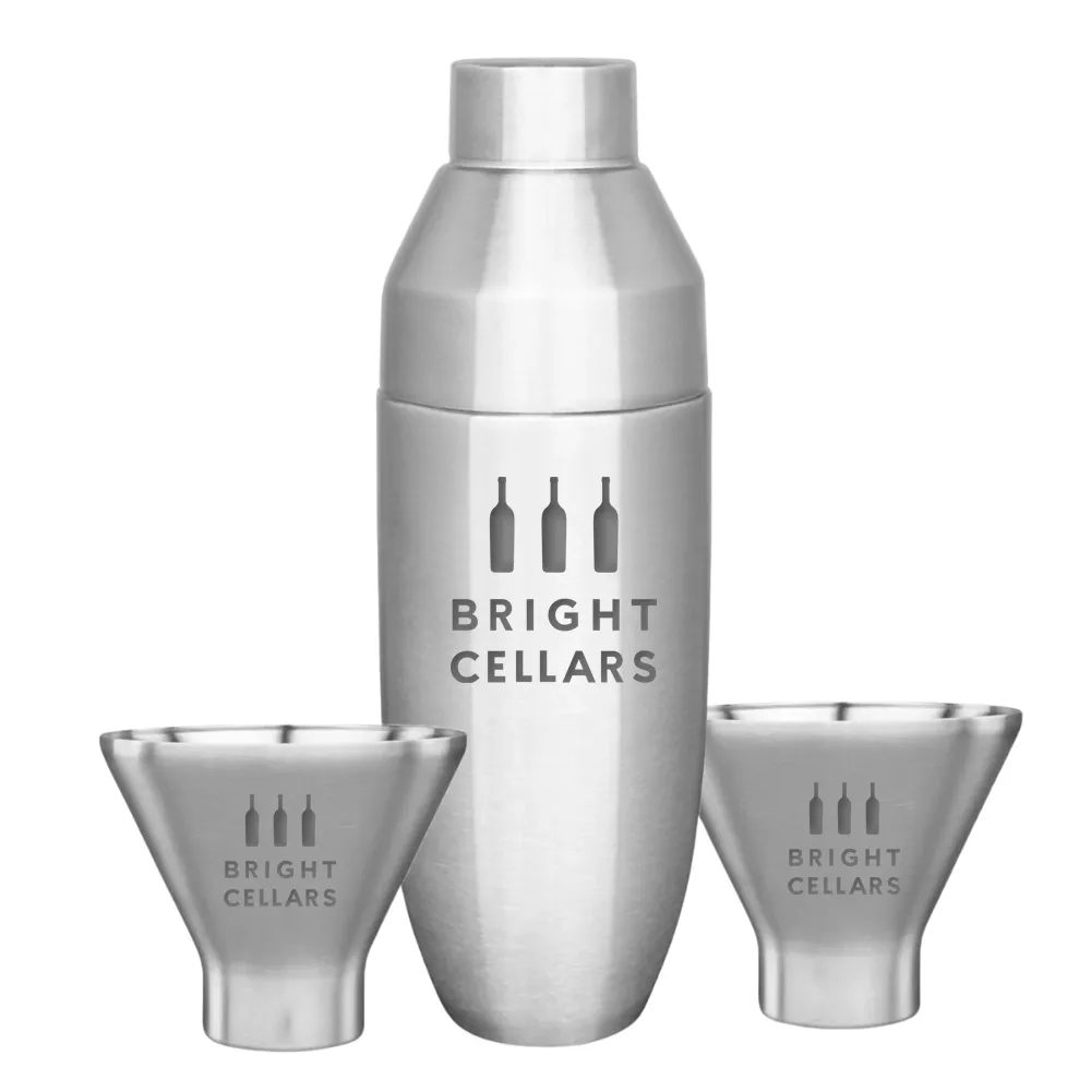 Insulated Cocktail Shaker and Martini Tumbler Barware Set 8