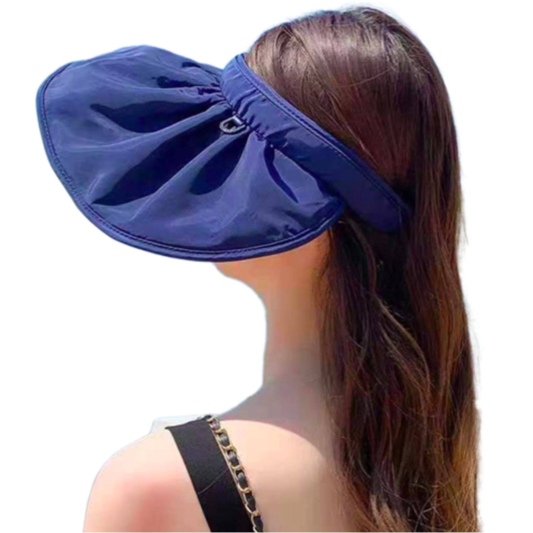 Women's Foldable Wide Brim Sun Visor Hat 2
