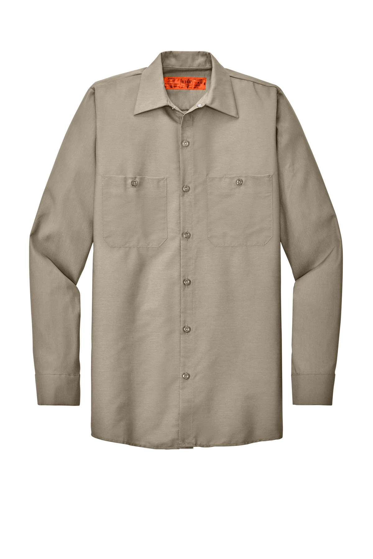Red Kap Long Sleeve Industrial Work Shirt. SP14 43