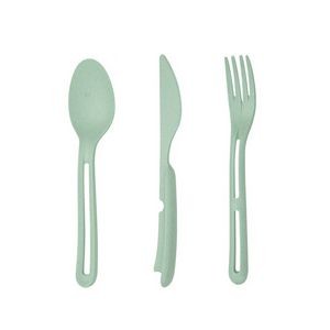 3 In 1 Portable Plastic Utensil Set Knife Fork Spoon 19