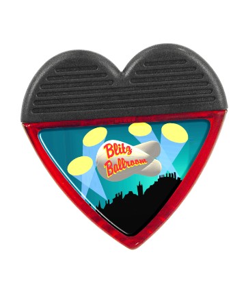Heart Shaped Magnetic Memo Clip - Full Color 2