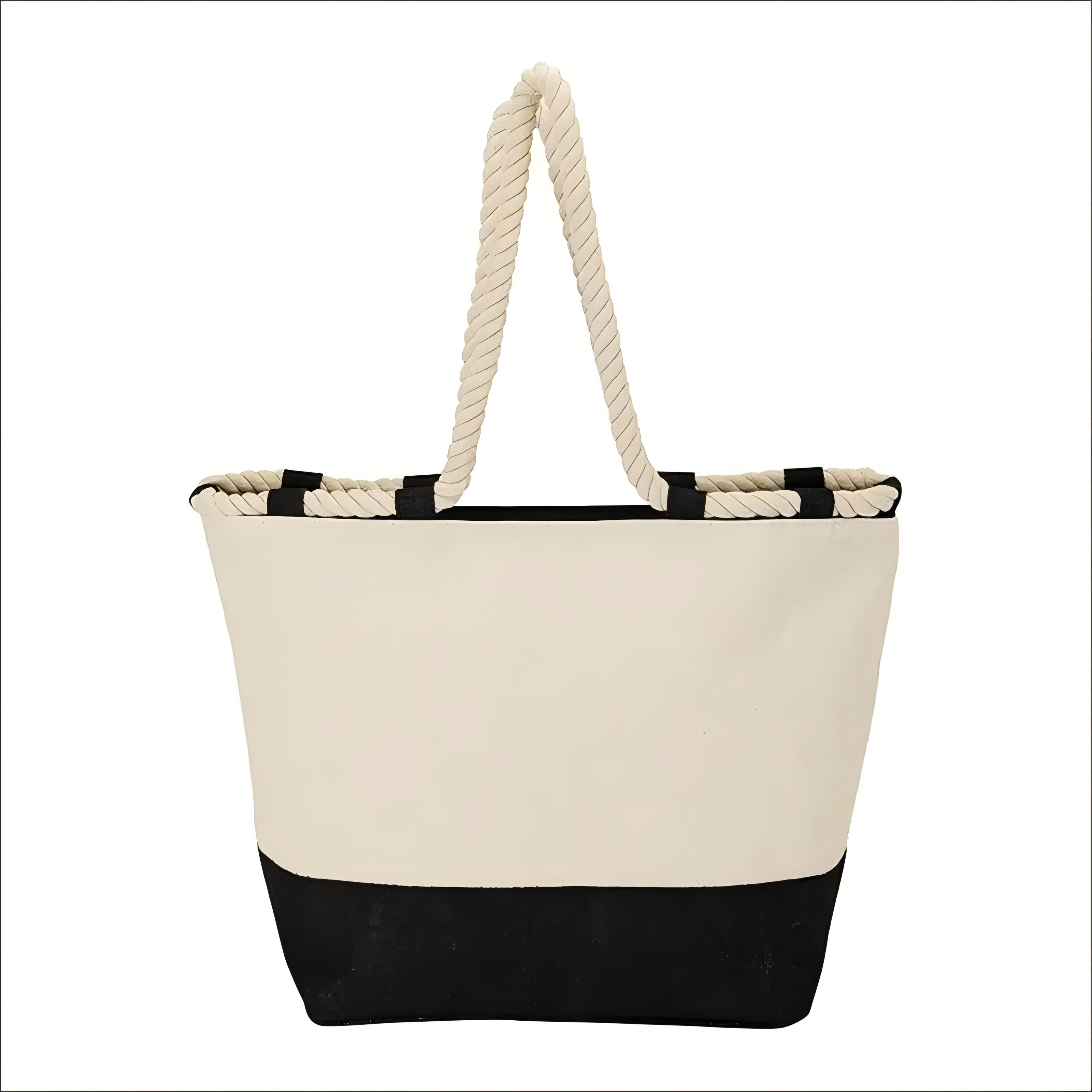 Canvas tote bag beach bag, custom tote bag with logo imprint 5