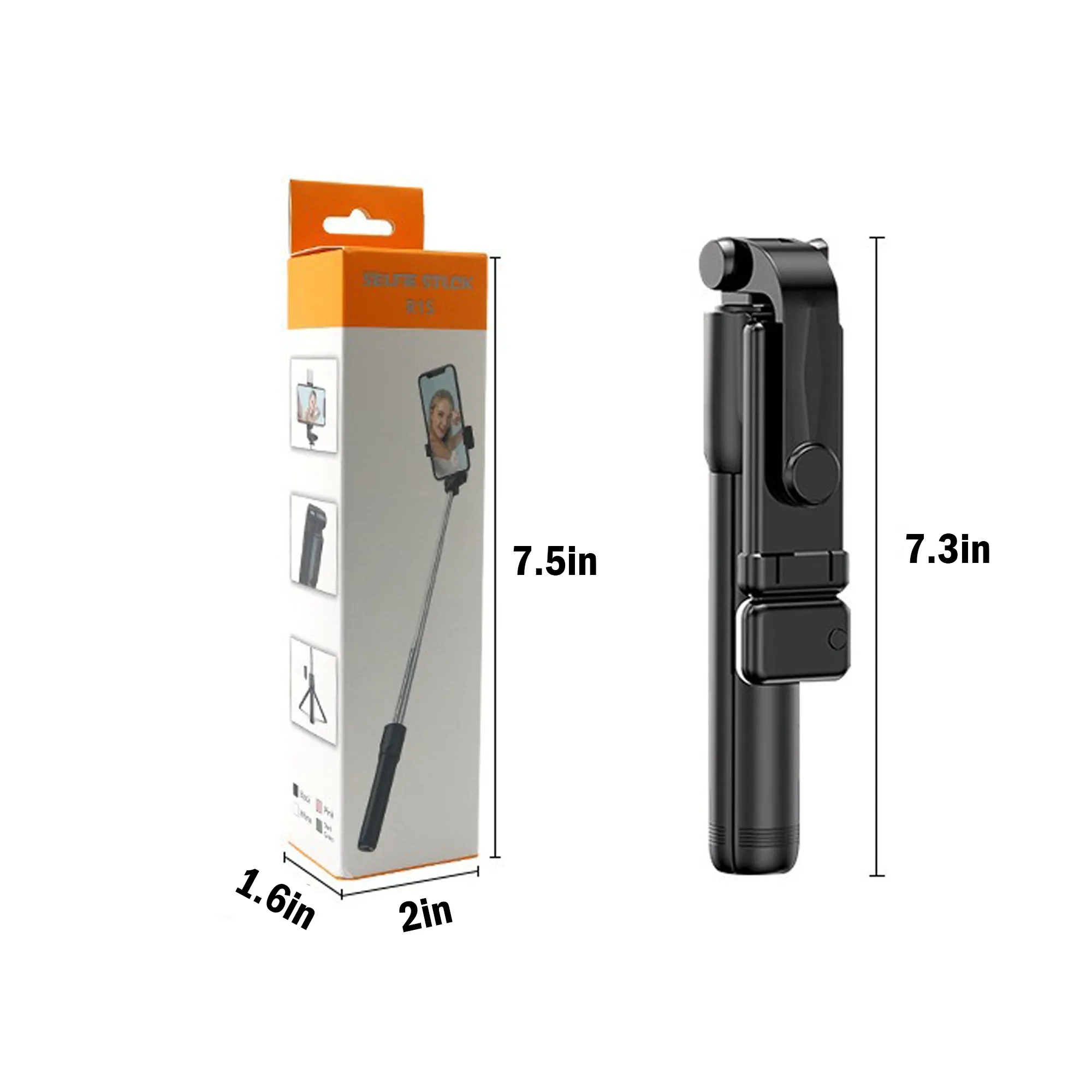 Portable Tripod Telescopic Selfie Stick MOQ 20pcs 3