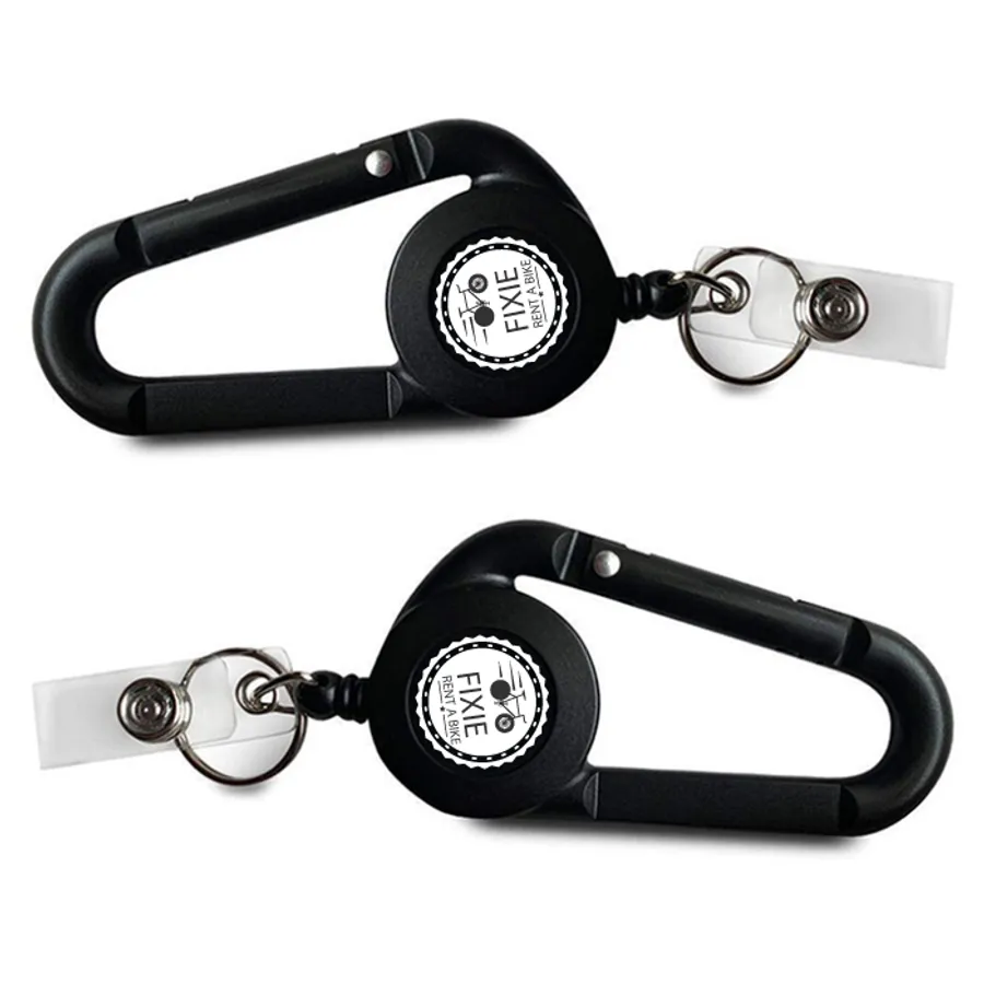 Carabiner Clip Badge Reel Keychain 5