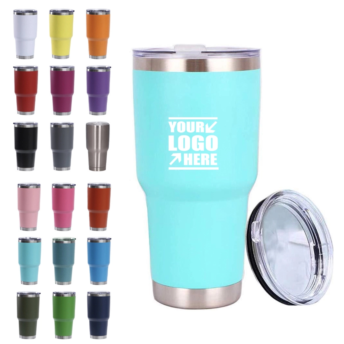 30 oz. Double Wall Stainless Steel Vacuum Insulation Mug 2