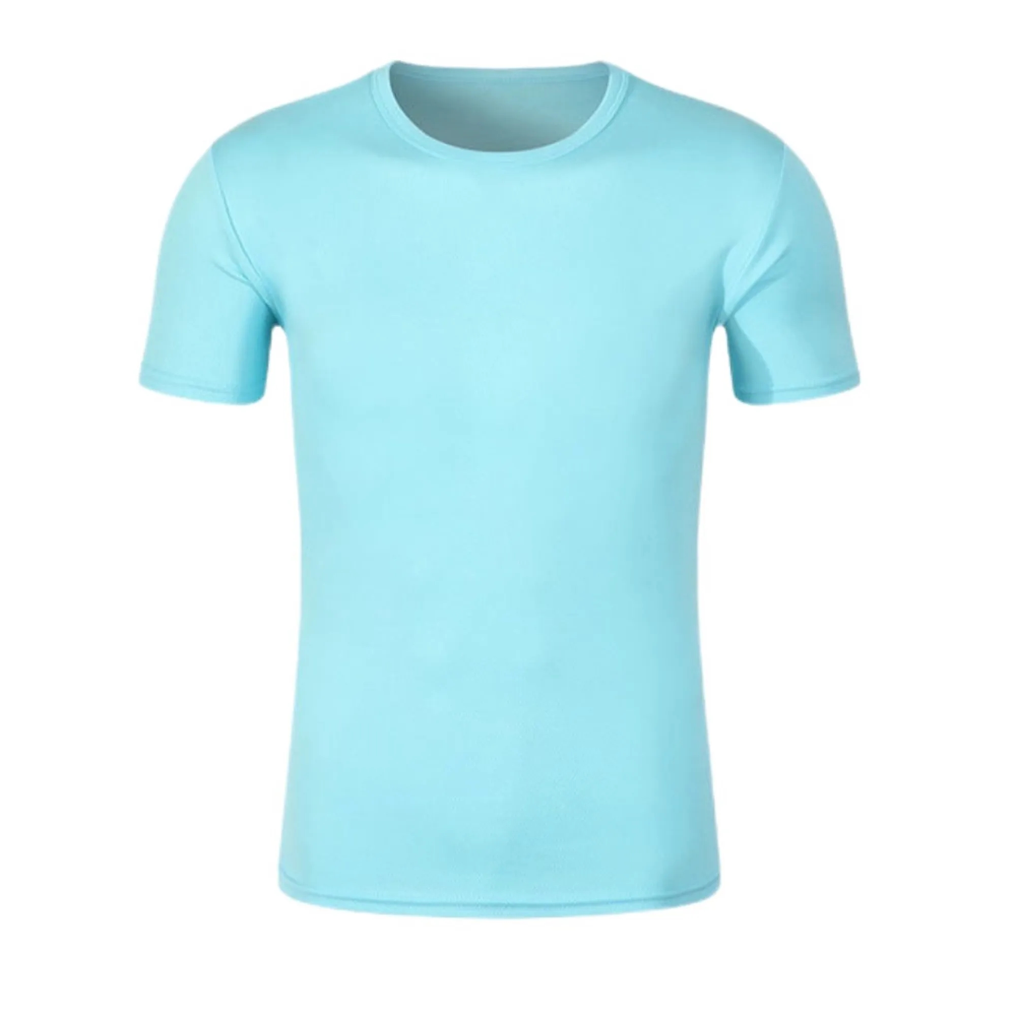 MOQ50 Full Color Custom Crew T Shirt 16