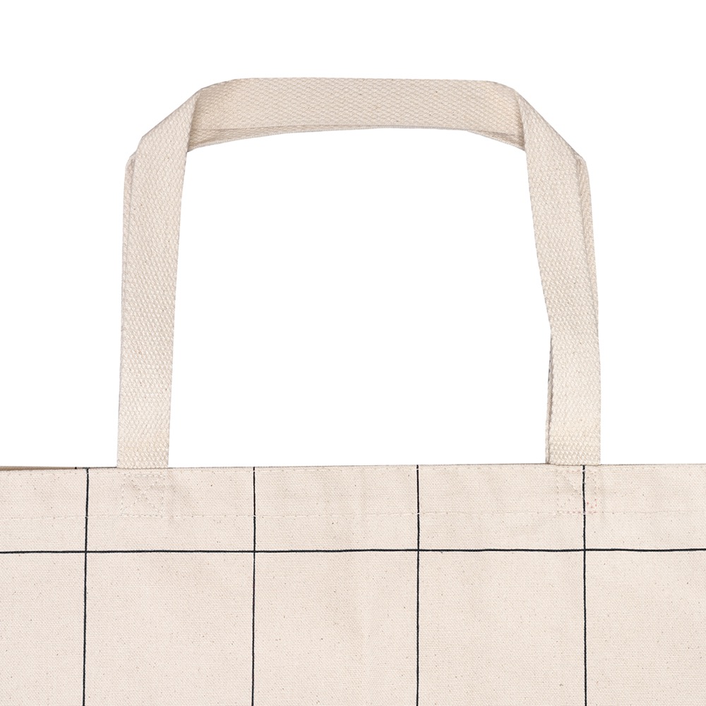 10 Oz. Lightweight Market Tote Windowpane Plaid 21