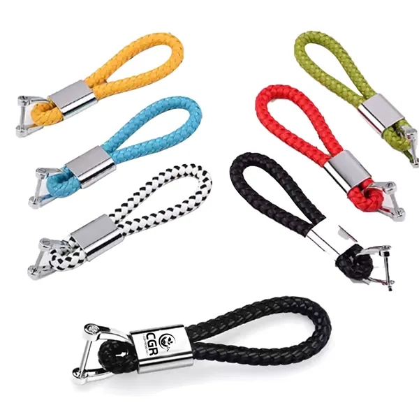Leather Car Keychain